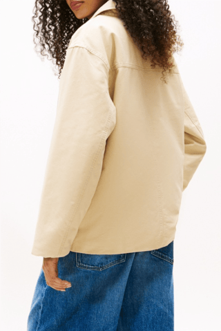 Veste en coton biologique - Taupe