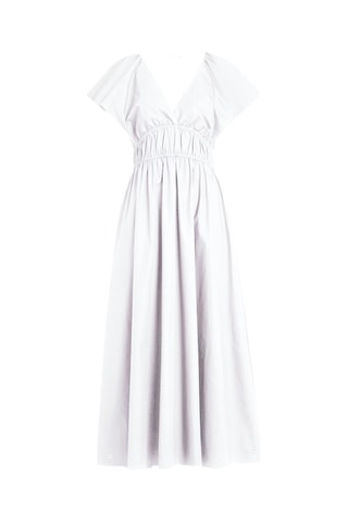Robe patineuse en coton biologique - Blanc