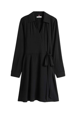 Robe portefeuille - Noir
