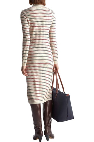Robe pull en laine et cachemire - Ecru