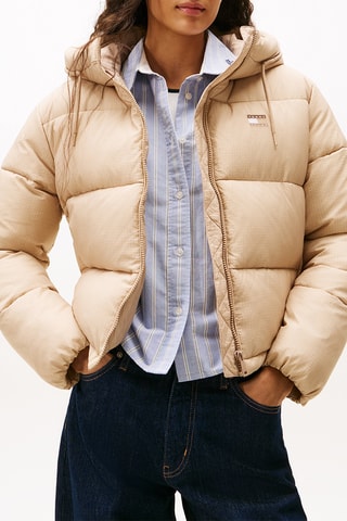 Doudoune à capuche - Beige
