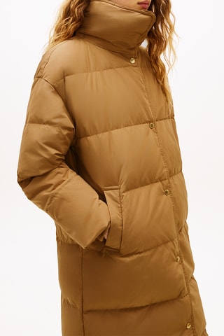 Doudoune longue - Marron clair