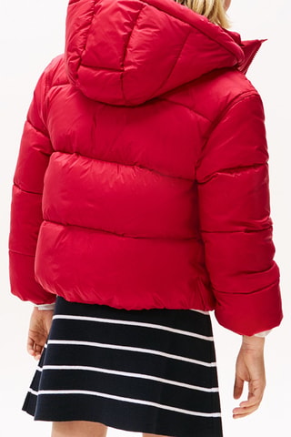 Doudoune à capuche - Rouge