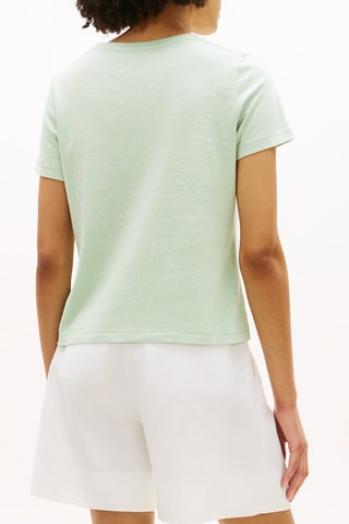 T-shirt en lin - Vert