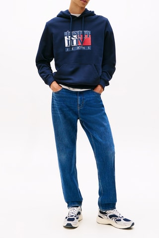 Sudadera con capucha - Azul marino