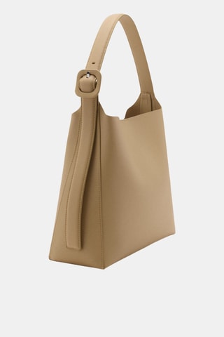 Sac seau cuir synthétique - Beige