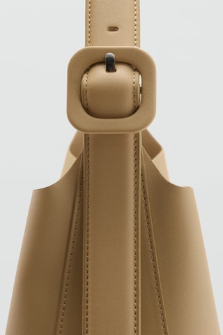 Sac seau cuir synthétique - Beige