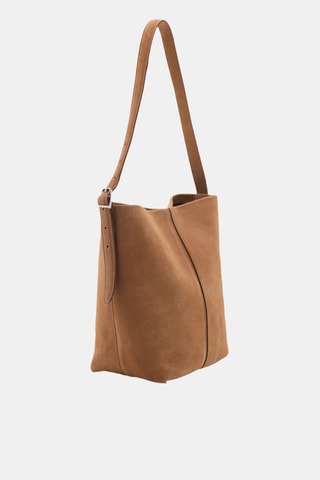 Sac seau cuir - Marron