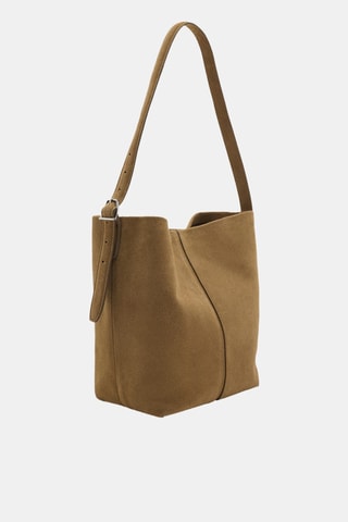 Sac seau cuir - Marron