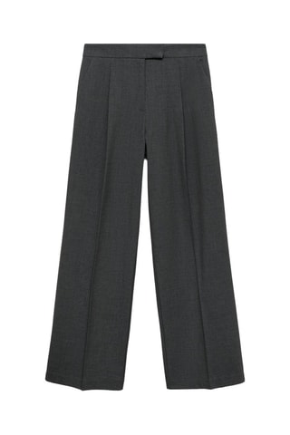 Pantalon de tailleur droit - Gris