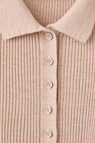 Combinaison maille col polo - Marron