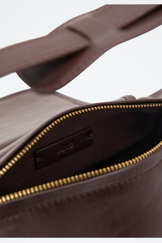 Sac porté épaule poches - Marron