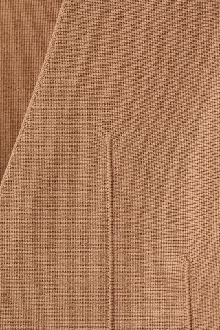 Veste en maille cintrée à boutons - Marron