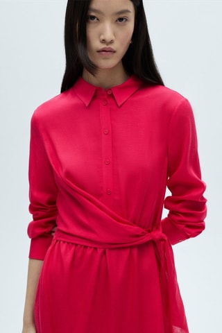 Robe courte - Rouge