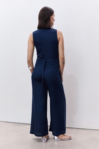 Combinaison lyocell grossesse - Bleu marine