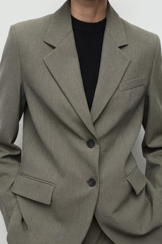 Blazer costume poches - Vert clair