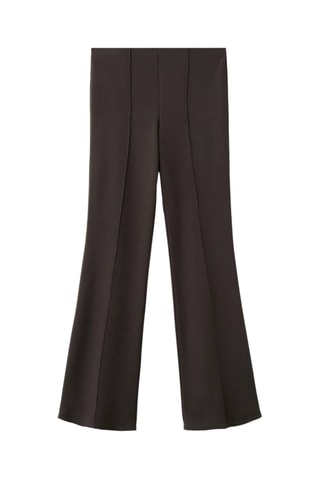 Legging détail coutures - Marron