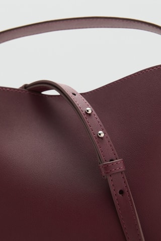 Mini sac cabas boucle - Bordeaux