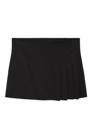 Minijupe plissée - Noir