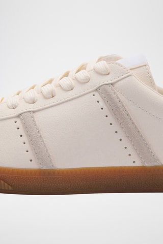 Deportivas paneles contraste - Blanco