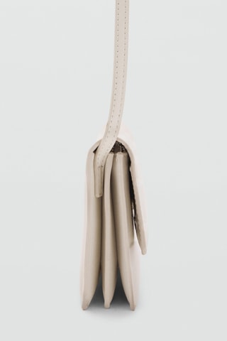 Sac bandoulière rabat - Écru