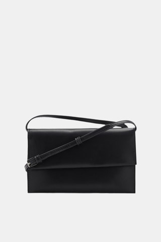 Sac bandoulière rabat - Noir