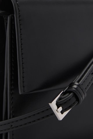 Sac bandoulière rabat - Noir