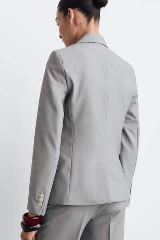 Blazer costume cintré - Gris