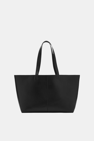 Grand sac cabas cuir - Noir