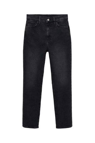 Jean Claudia slim crop - Noir