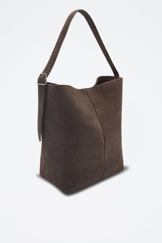 Sac fourre-tout suède - Marron