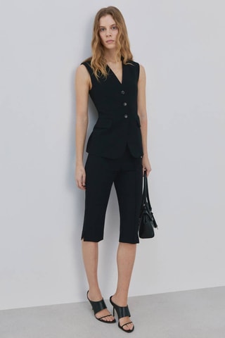 Gilet costume cintré - Noir