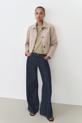 T-shirt coton manches courtes - Kaki