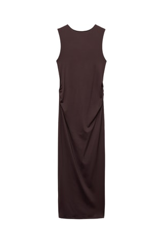 Robe longue prémaman - Marron
