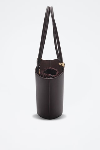 Sac cabas détail métallique - Marron
