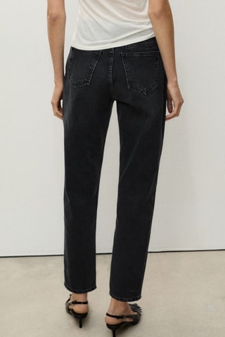 Jeans Mom2000 tiro alto - Negro