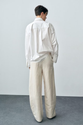 Pantalon de jogging pinces - Écru