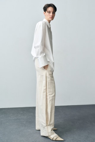 Pantalon de jogging pinces - Écru