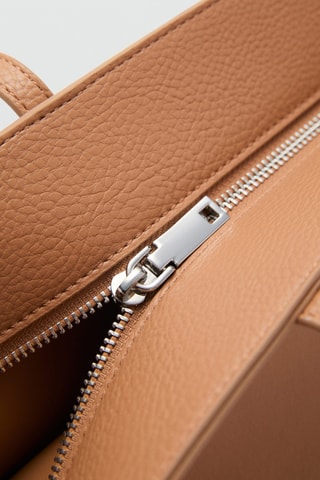 Sac cabas anse double - Marron