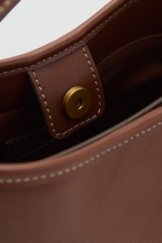Petit sac seau - Marron