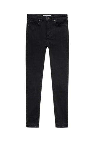 Jean skinny taille haute - Noir