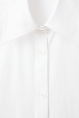 Chemise oversize dos croisé - Blanc