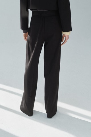 Pantalon de costume droit noeud - Noir