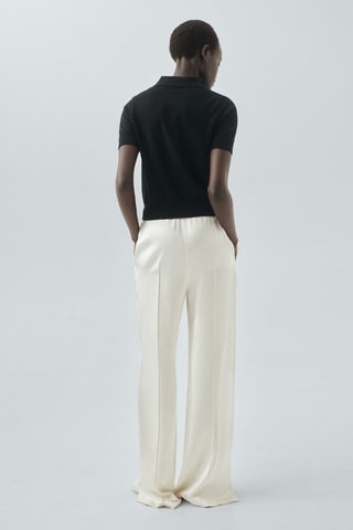 Pull-over 100 % laine mérinos - Noir