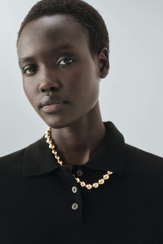 Pull-over 100 % laine mérinos - Noir