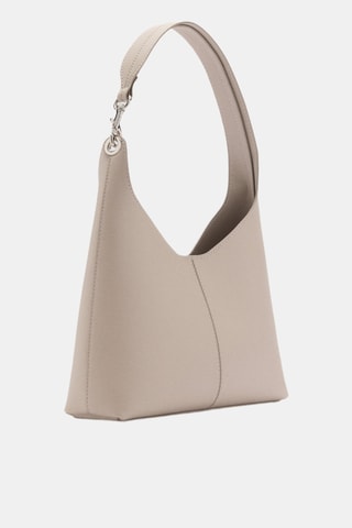 Sac cabas détail métallique - Gris clair