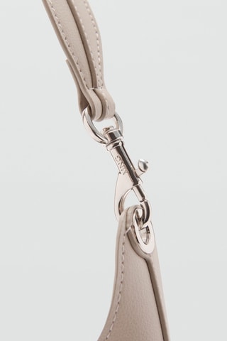 Sac cabas détail métallique - Gris clair