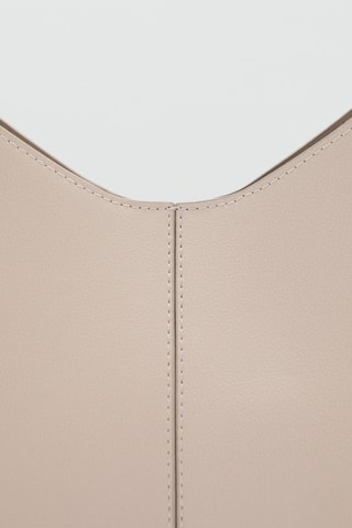 Sac cabas détail métallique - Gris clair