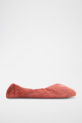 Ballerines fausse fourrure - Orange