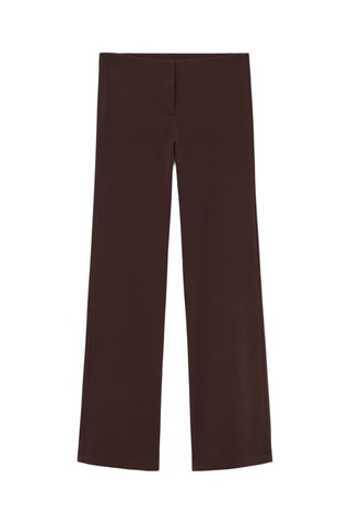 Pantalon droit costume - Marron